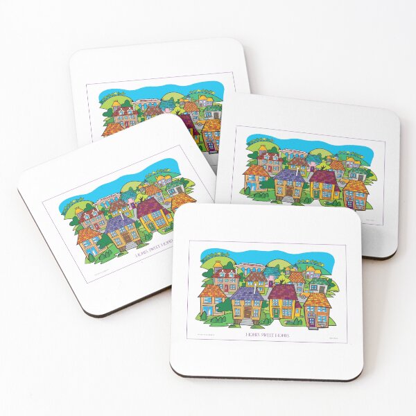 Item preview, Home Sweet Home Graphic, colorful Poster designed and sold by Robert Hills.