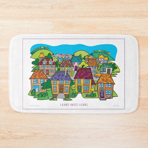 Item preview, Home Sweet Home Graphic, colorful Poster designed and sold by Robert Hills.