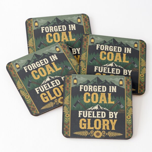 Item preview, College Poster: Forged in Coal, Fueled by Glory 2 designed and sold by VarsityVibes.