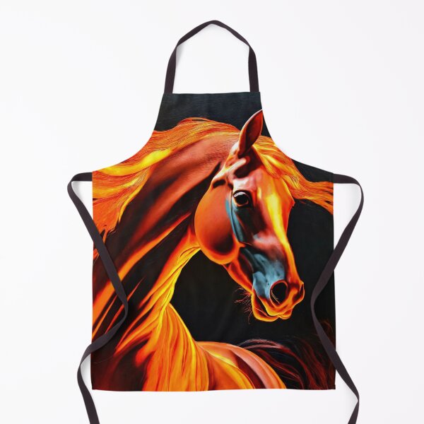 Item preview, fire horse, horse, animals, flame, fire designed and sold by DonnaBlankaArt.