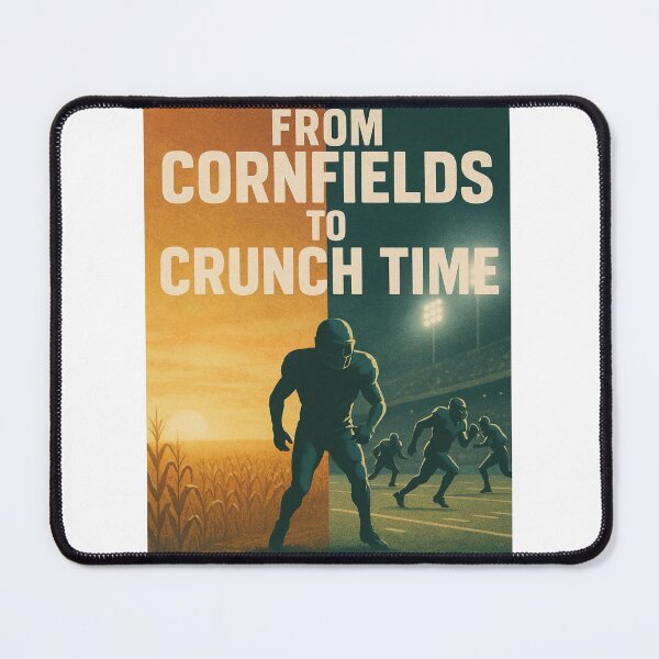Item preview, College Poster: From cornfields to Crunch Time designed and sold by VarsityVibes.