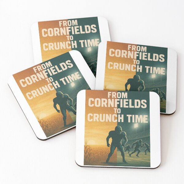 Item preview, College Poster: From cornfields to Crunch Time designed and sold by VarsityVibes.