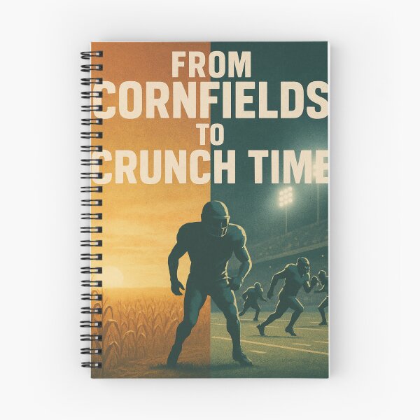 Item preview, College Poster: From cornfields to Crunch Time designed and sold by VarsityVibes.
