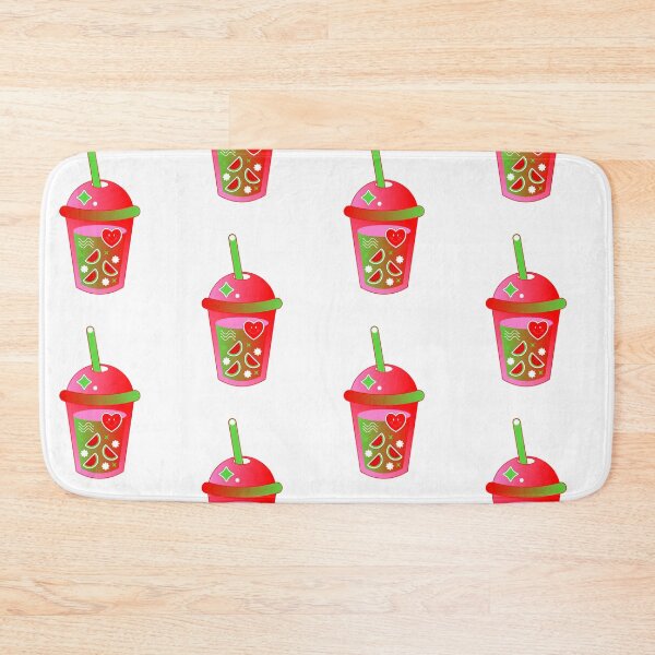 Item preview, Strawberry Slushie Sticker – Watermelon Summer Drink Art designed and sold by Blueprint&co.