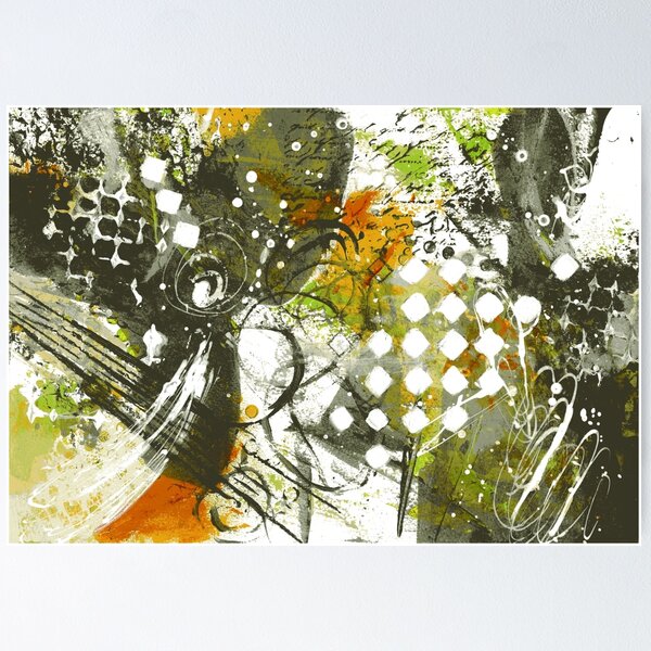 Item preview, Jester's Parade; Abstract art with energy designed and sold by EdiesArts.