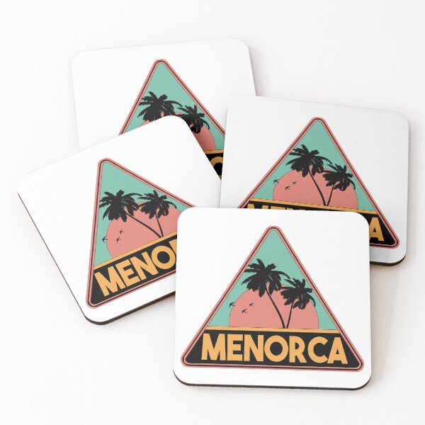 Item preview, Menorca palm trees and sandy beach designed and sold by blankshirt.