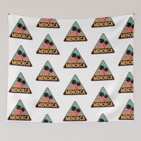 Item preview, Menorca palm trees and sandy beach designed and sold by blankshirt.