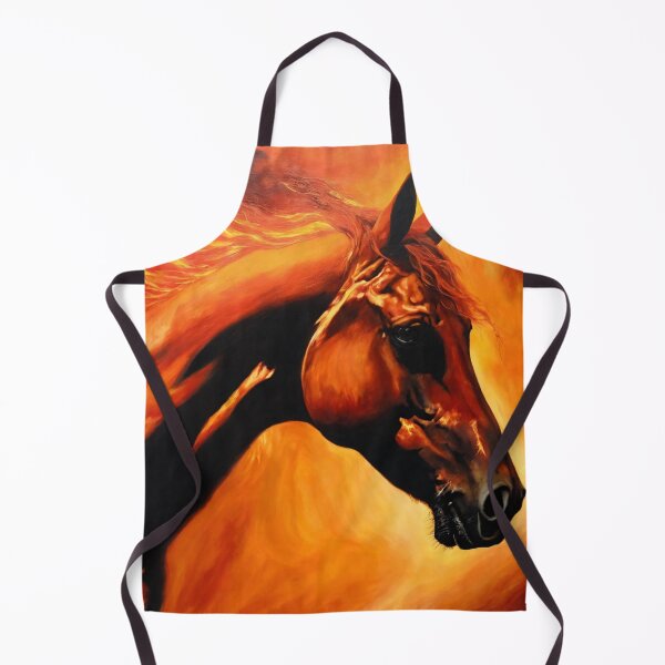 Item preview, fire horse, horse, animals, flame, fire designed and sold by DonnaBlankaArt.