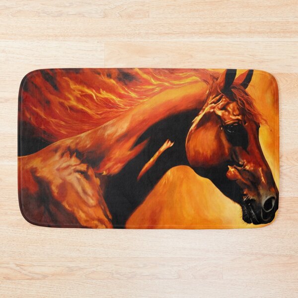 Item preview, fire horse, horse, animals, flame, fire designed and sold by DonnaBlankaArt.