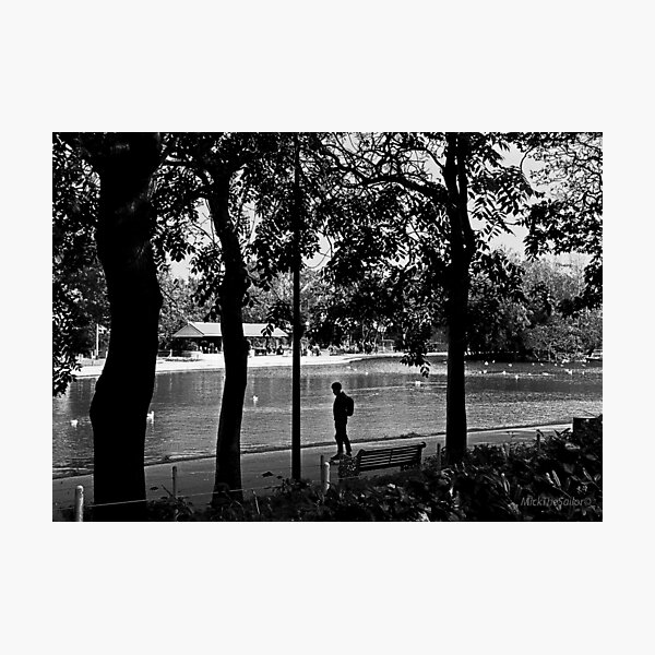 Item preview, South Marine Park lake, South Shields designed and sold by mickwarkcup.