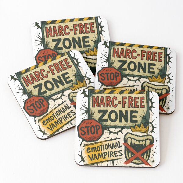 Item preview, Narc-Free Zone – Emotional Vampire Repellent Street Art designed and sold by Quiet Power Co..