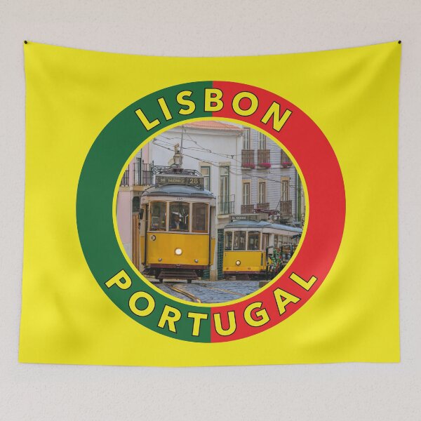 Item preview, Lisbon, Portugal Round Emblem designed and sold by travelwitheric.