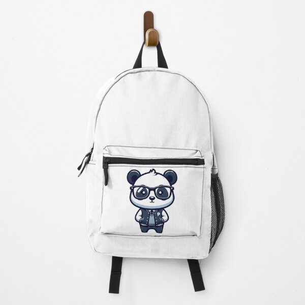 Item preview, Panda in Varsity Jacket and Glasses – Confident Campus Style designed and sold by Confuzz1ed.