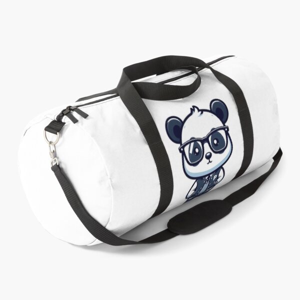 Item preview, Panda in Varsity Jacket and Glasses – Confident Campus Style designed and sold by Confuzz1ed.