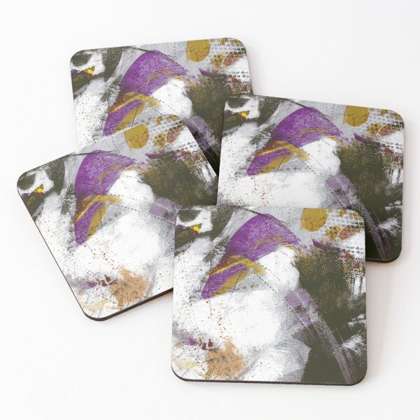 Item preview, Snowy Blossom: chic abstract artistry designed and sold by EdiesArts.