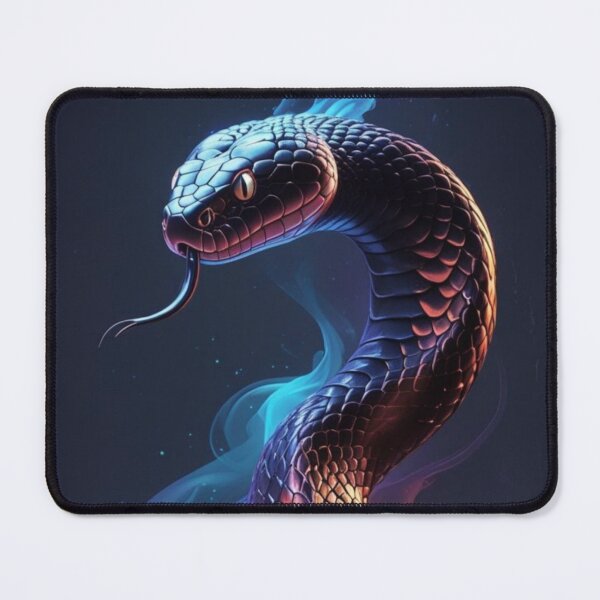 Item preview, "Inferno Serpent – Fire & Smoke Snake Art designed and sold by Creative Design Studio.