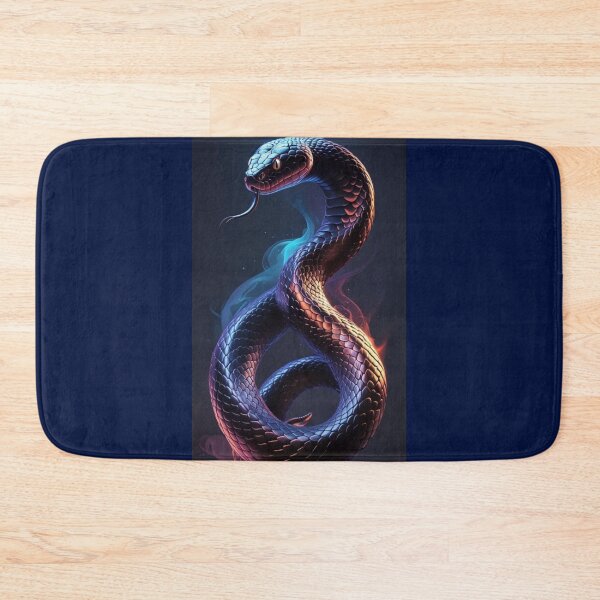 Item preview, "Inferno Serpent – Fire & Smoke Snake Art designed and sold by Creative Design Studio.