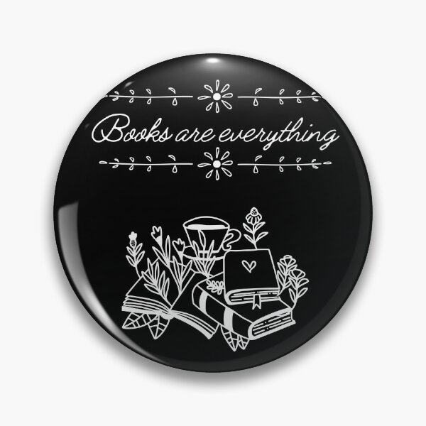 Item preview, Books are Everything, Florals and Tea, Black designed and sold by taylorham95.