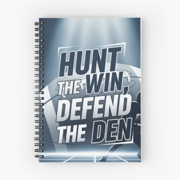Item preview, College Poster: Hunt the Win, Defend the Den designed and sold by VarsityVibes.