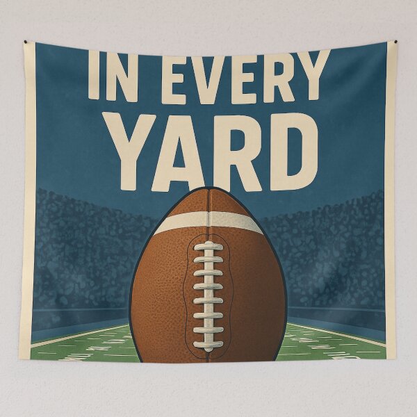 Item preview, College Poster: Legacy in Every Yard designed and sold by VarsityVibes.
