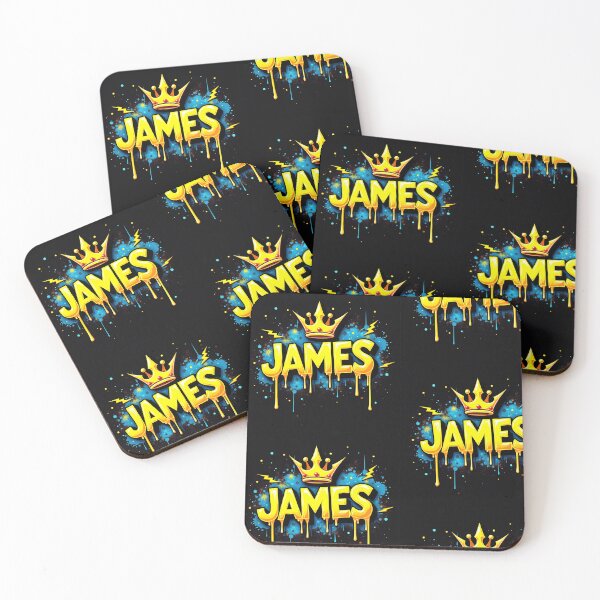 Item preview, JAMES – Neon Graffiti Crown Design with Urban Swagger designed and sold by Polycare.