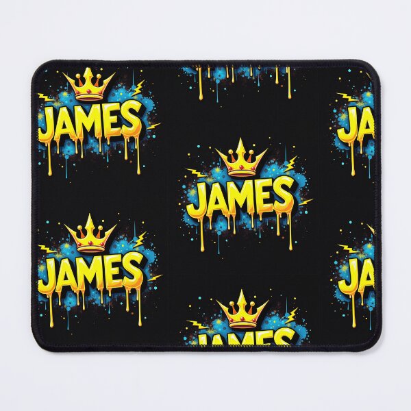 Item preview, JAMES – Neon Graffiti Crown Design with Urban Swagger designed and sold by Polycare.