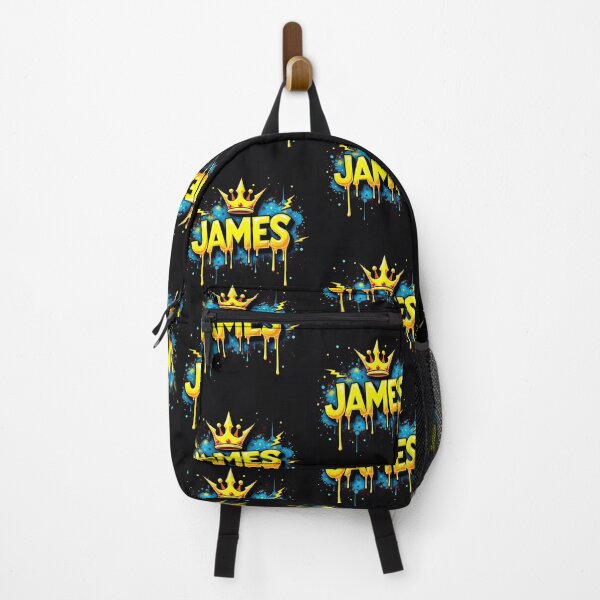 Item preview, JAMES – Neon Graffiti Crown Design with Urban Swagger designed and sold by Polycare.