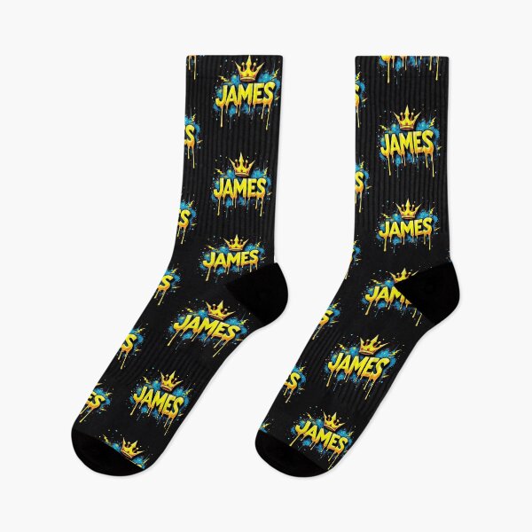 Item preview, JAMES – Neon Graffiti Crown Design with Urban Swagger designed and sold by Polycare.
