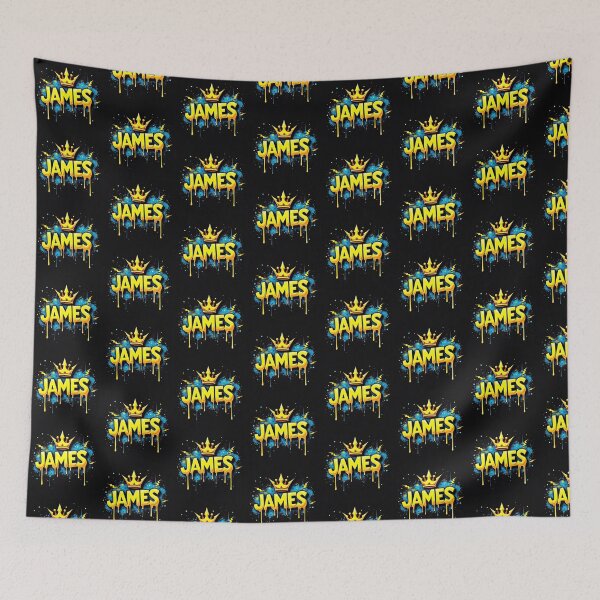 Item preview, JAMES – Neon Graffiti Crown Design with Urban Swagger designed and sold by Polycare.