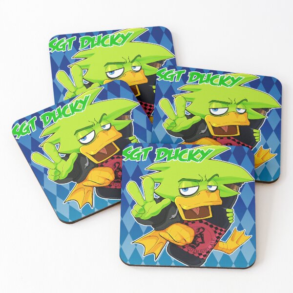 Item preview, bikkuriman style sticker Sgt Ducky  designed and sold by ROcata.