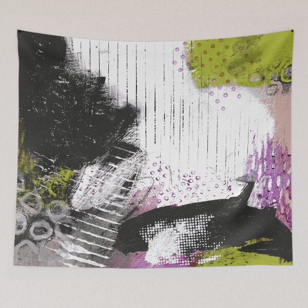 Item preview, Textured Symphony - Vibrant Abstract Art designed and sold by EdiesArts.