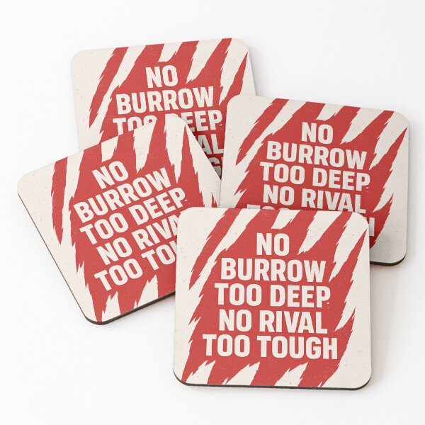 Item preview, College Poster: No Burrow Too Deep 2 designed and sold by VarsityVibes.