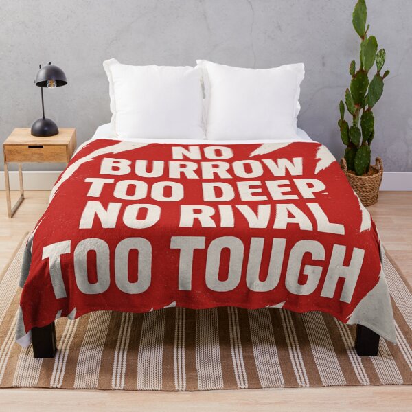 Item preview, College Poster: No Burrow Too Deep 2 designed and sold by VarsityVibes.