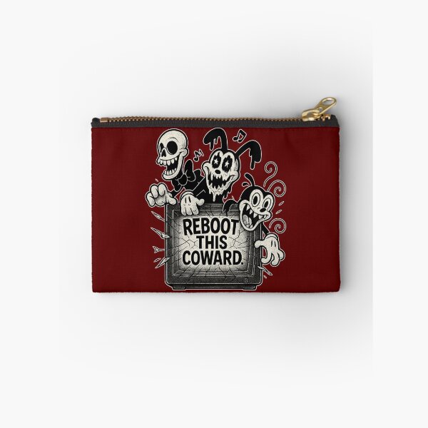 Item preview, Reboot This Coward – Haunted Cartoon Horror Trio Design designed and sold by Altered Array, LLC.