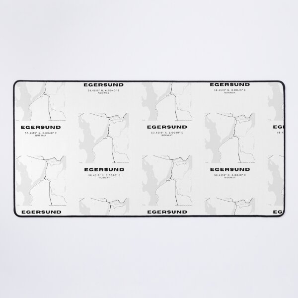 Item preview, Egersund Norway City Map | Scandinavian Minimal Travel Art designed and sold by RM-Journey.