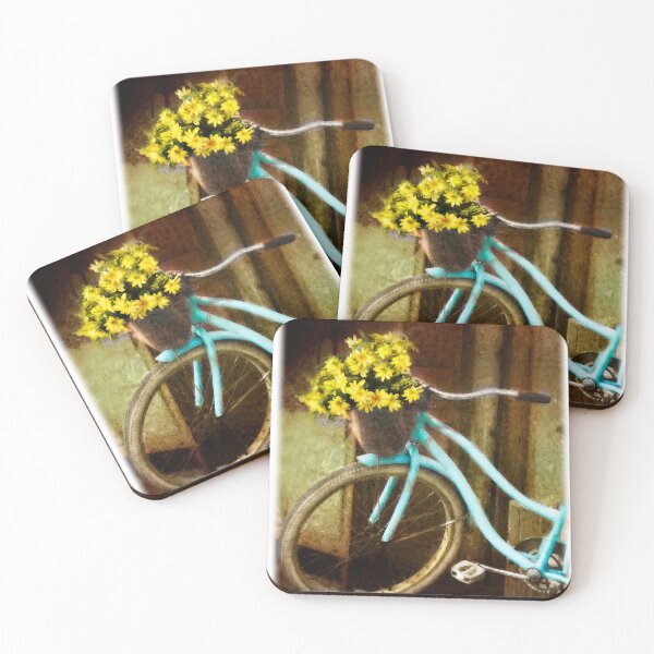 Item preview, Vintage Bicycle With Yellow Flowers designed and sold by art64.