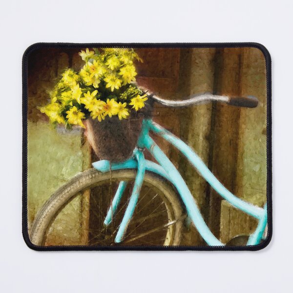 Item preview, Vintage Bicycle With Yellow Flowers designed and sold by art64.