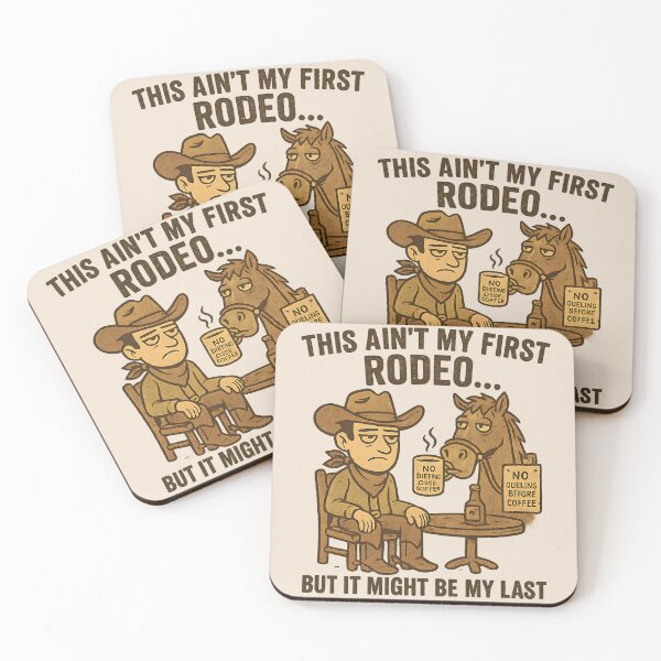 Item preview, This Ain’t My First Rodeo… But It Might Be My Last – Funny Western Cowboy Design designed and sold by ArcadiaSilence.