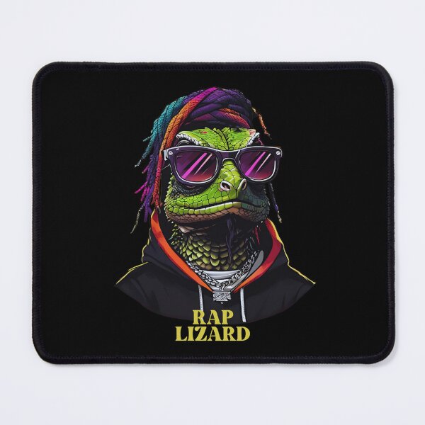 Item preview, Rap Lizard with Dreadlocks and Hoodie – Urban Graffiti Style designed and sold by Dino-Lune.