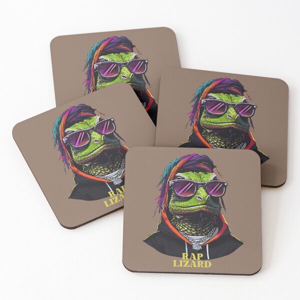 Item preview, Rap Lizard with Dreadlocks and Hoodie – Urban Graffiti Style designed and sold by Dino-Lune.