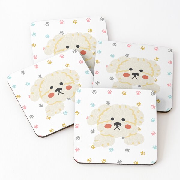 Item preview, Pawfect Pup – Cute Dog with Paw Print Background" designed and sold by Beriidesign.