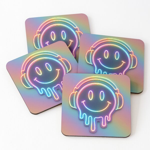 Item preview, Smiley Headphones – Cute & Happy Music Vibes Cartoon Design designed and sold by Psycho-Crazy.