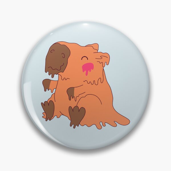 Item preview, Melting Chocolate Capybara – Cute Cartoon Animal designed and sold by EmeraldeaArt.