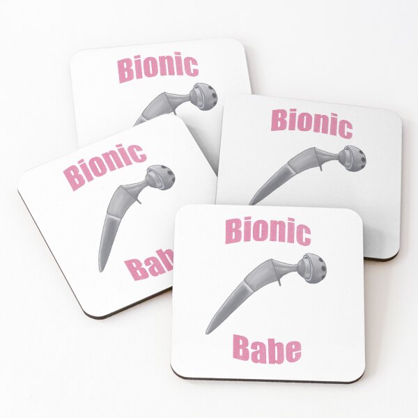 Item preview, pink bionic babe hip replacement designed and sold by That Autist Artist.