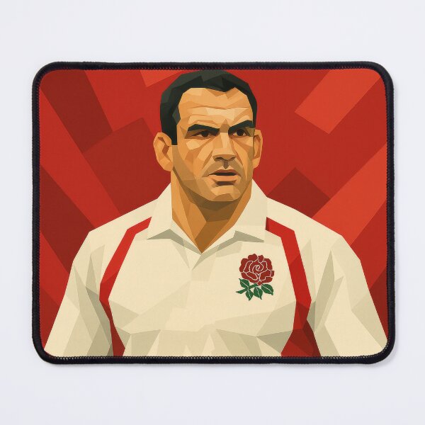 Item preview, Martin Johnson England Rugby Icon Vector Art designed and sold by kakarikihill.
