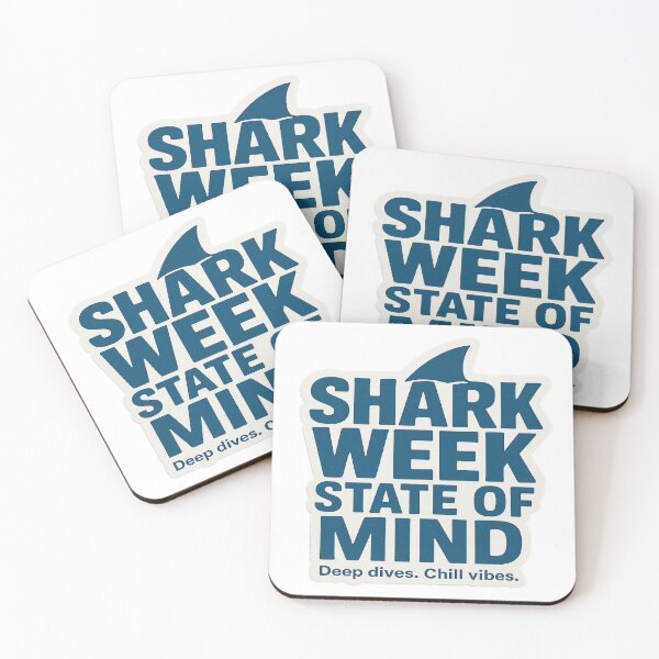 Item preview, Shark Week State of Mind designed and sold by POD DYNASTY | Original Print On Demand T-Shirt Graphics.