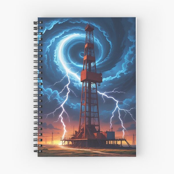 Item preview, “Storm on the Rig” – Lightning Strikes the Oilfield designed and sold by PatriotFlash.