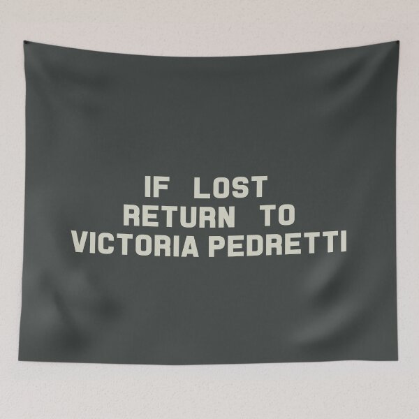 Item preview, If Lost Return to Victoria Pedretti Tee designed and sold by deluluhaze.