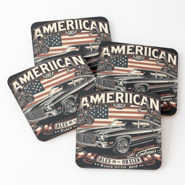 Item preview, Vintage American Muscle Cars Collection  designed and sold by E.D.CH designs..