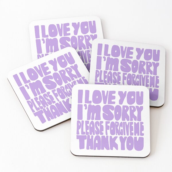 Item preview, Ho’oponopono Hawaiian Forgiveness Prayer / Mantra Lavender Purple Hand Lettering designed and sold by wordznart.